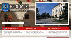 Desktop Screenshot of hrotovice.cz